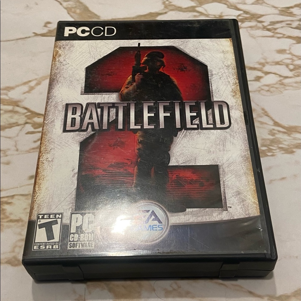 Battlefield 2 PC Game DVD-ROM Windows XP EA Games 2005 - Complete CIB T-teen